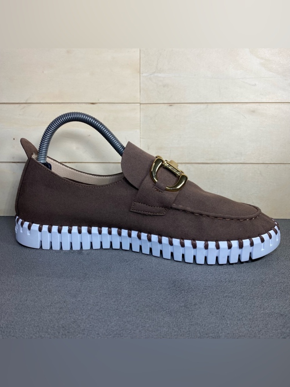 Ilsie Jacobsen Tulip Bit Loafers Brown Women's Size 8 Shoes EU40 Flats - Picture 3 of 12